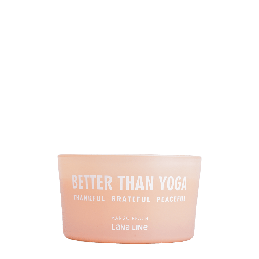 Better Than Yoga Mango Peach Candle - Comforting Tropical Scented Candle - Lana Line