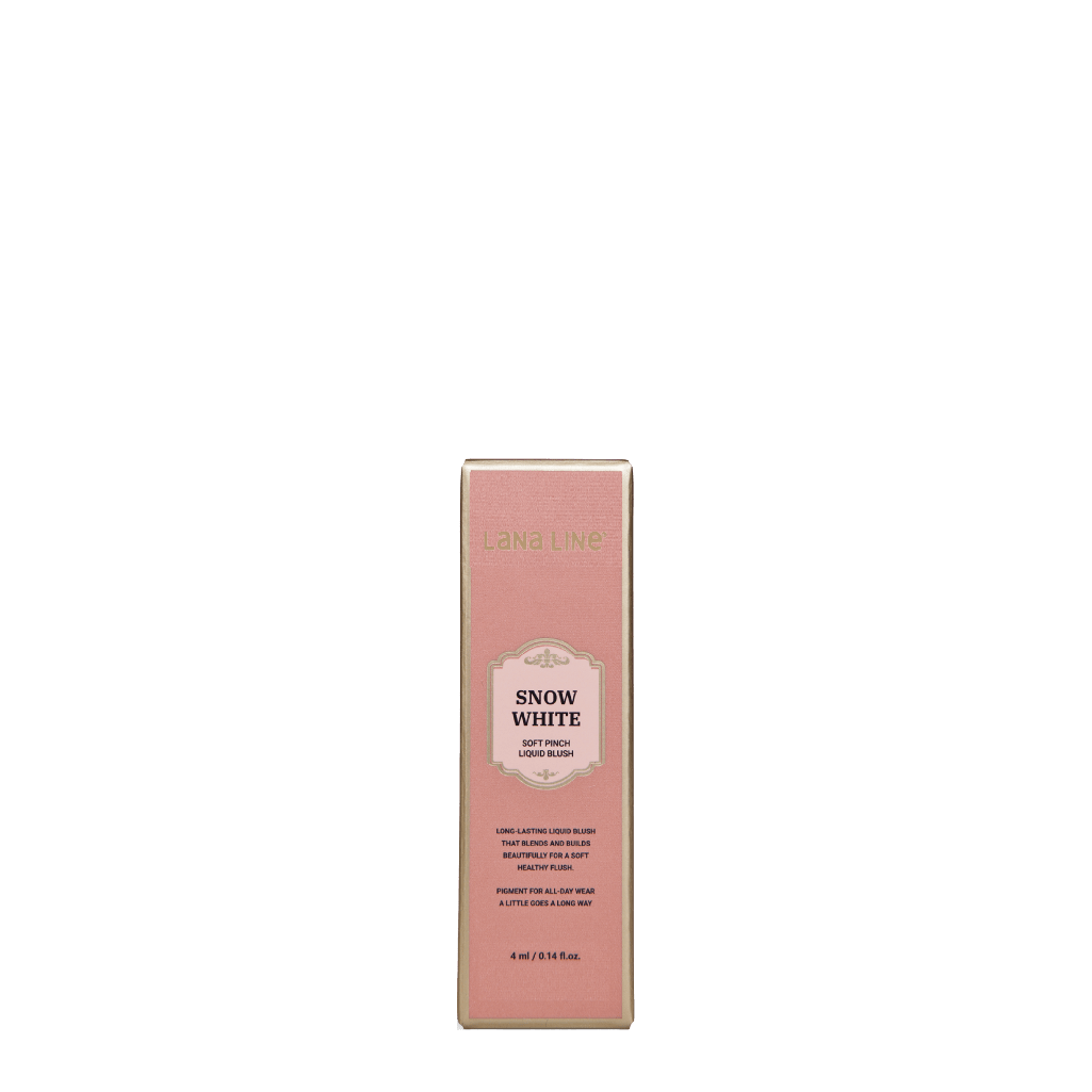 Snow White Liquid Blush application - Lightweight buildable blush formula for subtle or defined looks from Lana Line