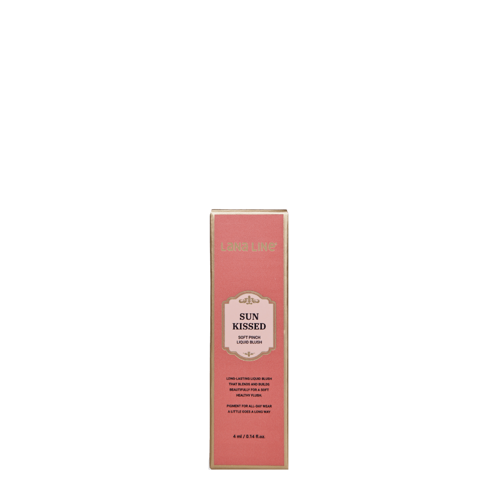 Sun Kissed Liquid Blush application - Lightweight buildable blush formula for subtle or defined looks from Lana Line