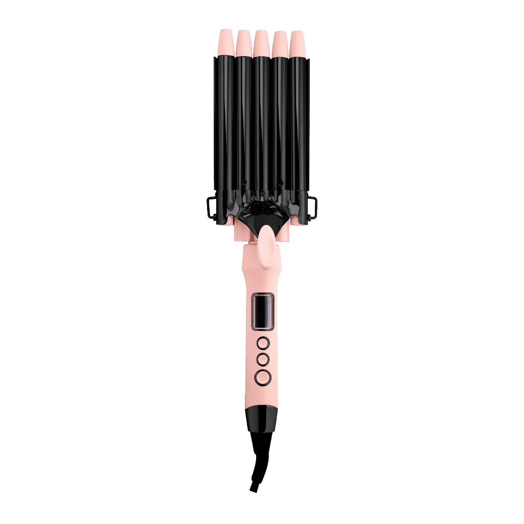 5 Barrel Curler - Professional hair curling iron creating loose large S-waves with aluminum barrels by Lana Line