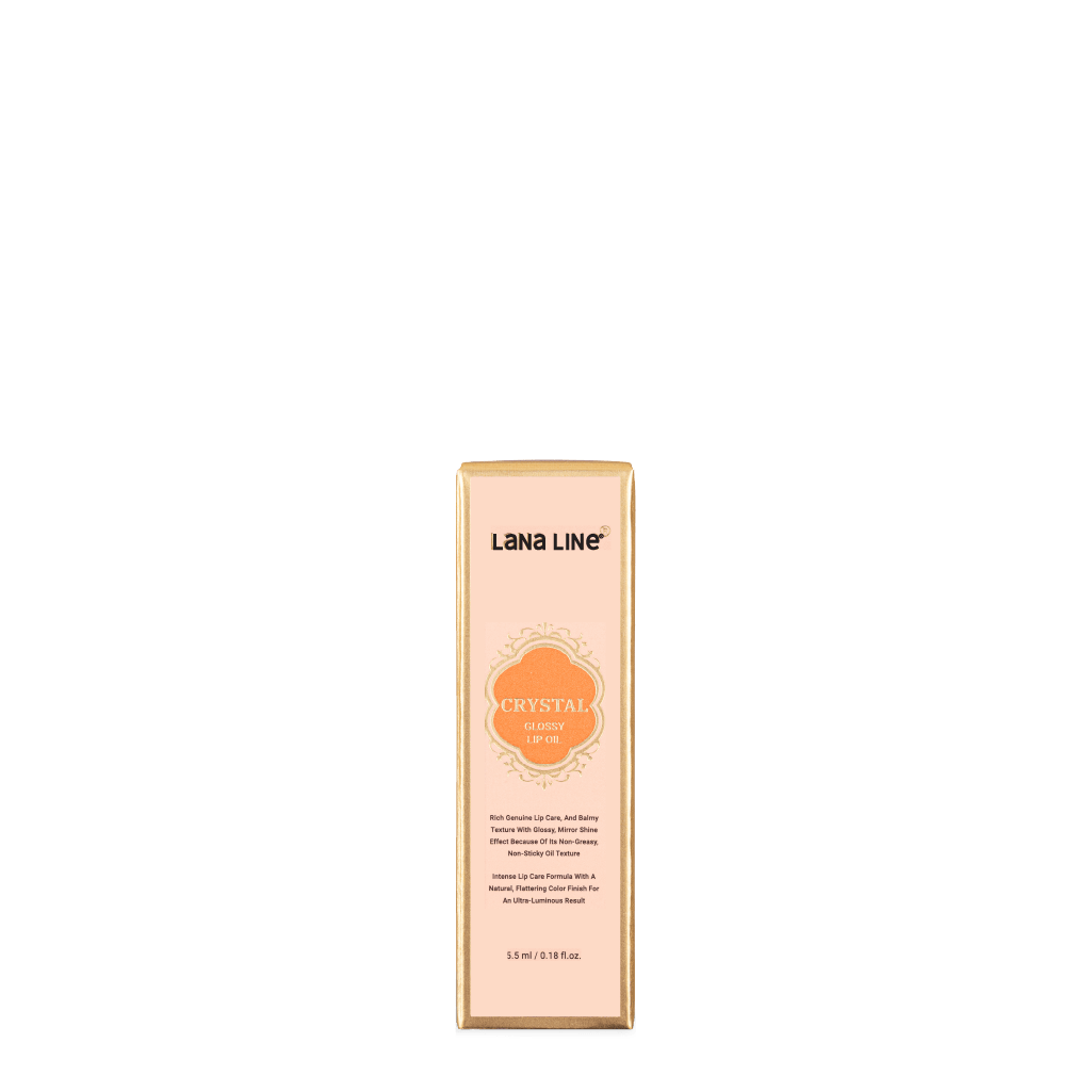 Crystal Lip Oil bottle - Lightweight hydrating lip treatment with glossy sheer finish from Lana Line