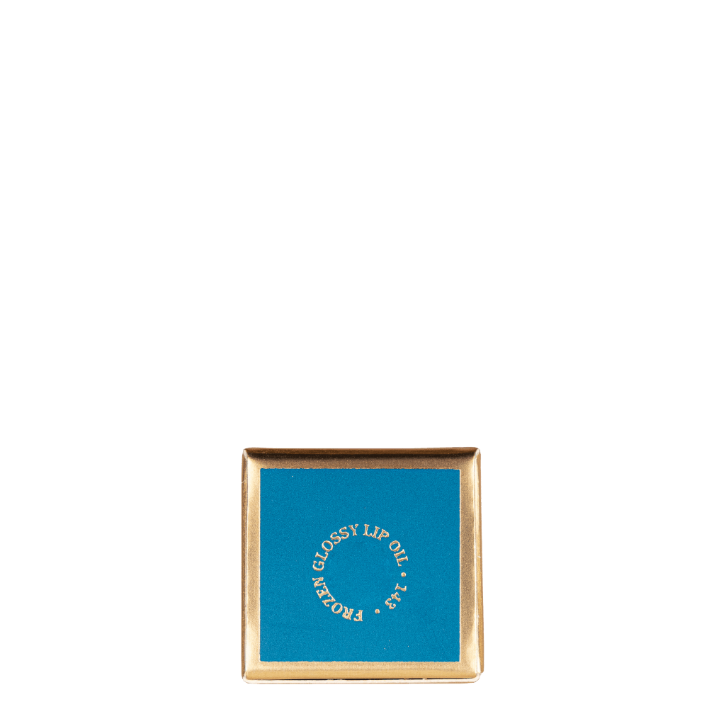 Frozen Lip Oil detail - Moisturizing lip oil perfect for daily use alone or layered over lipstick