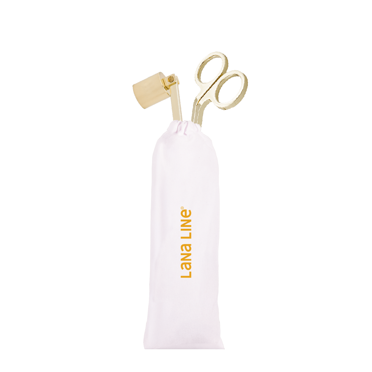 Gold Candle Care Kit - Premium Wick Trimmer & Snuffer Set - Lana Line