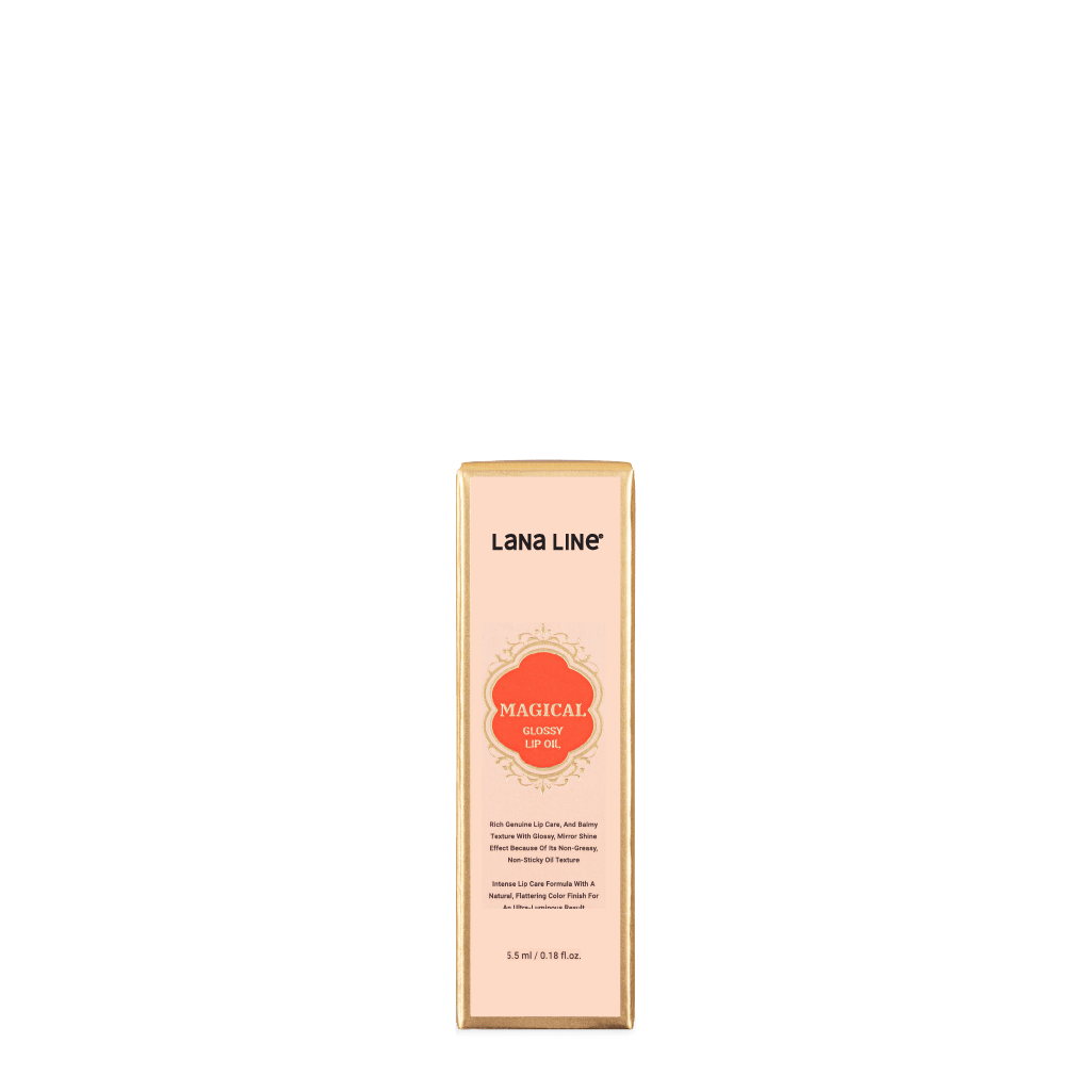Magical Lip Oil bottle - Lightweight hydrating lip treatment with glossy sheer finish from Lana Line