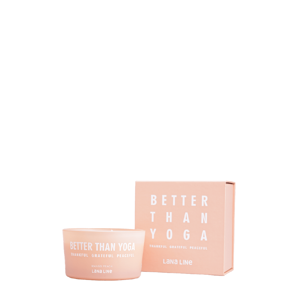 Better Than Yoga Mango Peach Candle - Comforting Tropical Scented Candle - Lana Line