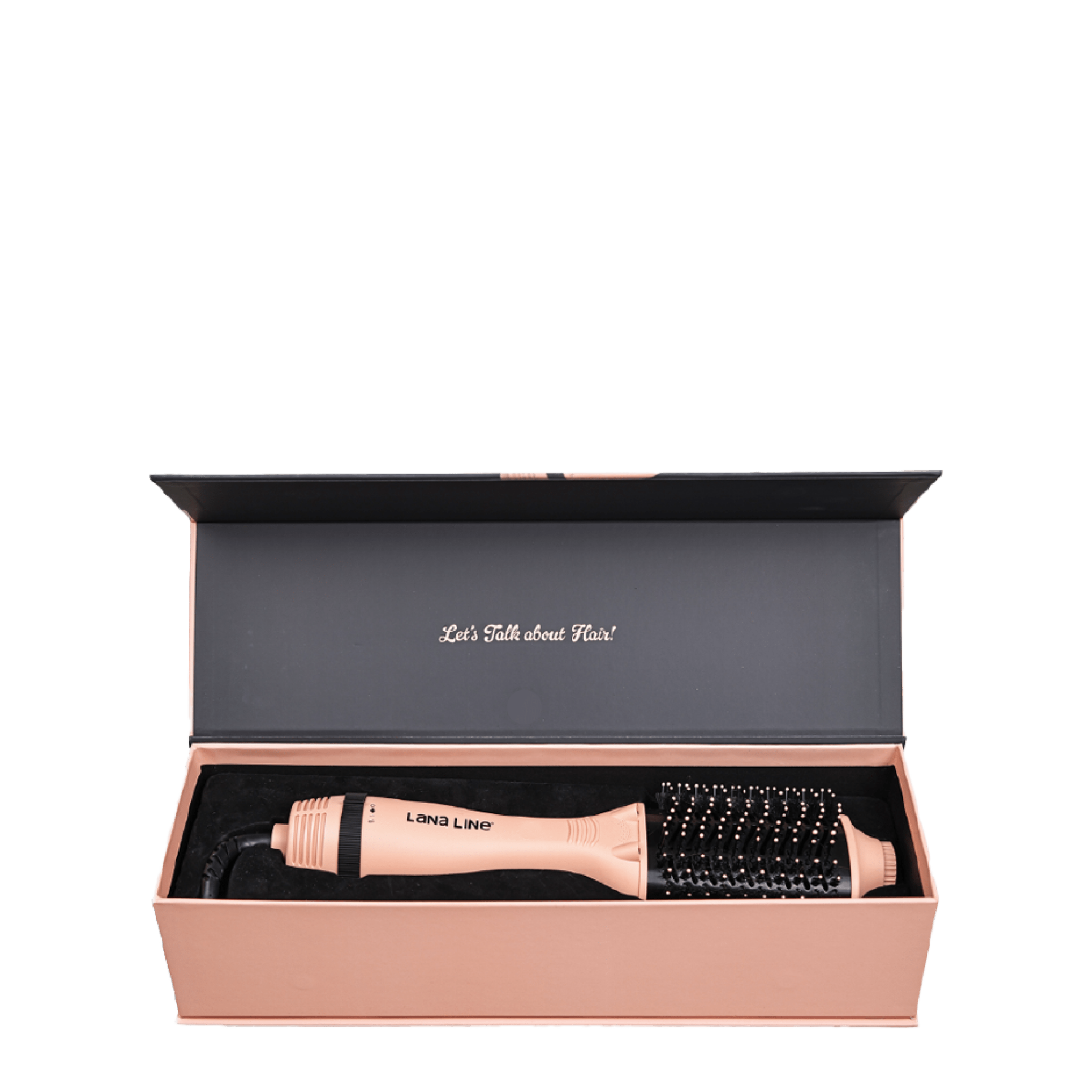 Professional Blowout Brush - Hair Dryer & Straightener | Italian Nano Titanium | 1500W - Lana Line